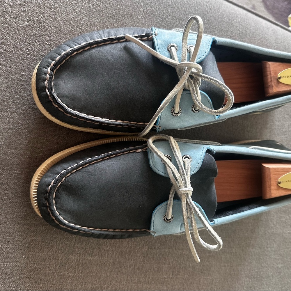 Sperry Blue on Blue Boat Shoes